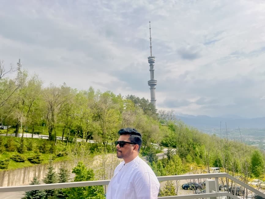 Almaty TV Tower panorama